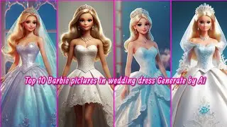Top 10 Barbie Pictures in Wedding Dresses Generated by Ai