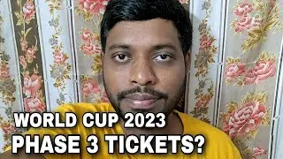 world cup 2023 tickets | world cup 2023 phase 3 tickets | world cup 2023 tickets sales 