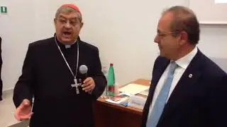 Cardinale Crescenzio Sepe al Congresso Giec a Napoli