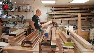 All these off cuts, Beech, Ash, Oak, Tulip, Iroko.  What shall I do with them?  Play list Intro.