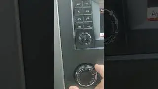Mercedes Sprinter arka salon klima sıcaklık ayarı