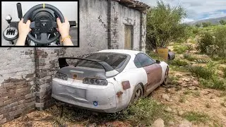 Forza Horizon 5 Rebuilding Toyota Supra (Steering Wheel + Shifter) Gameplay