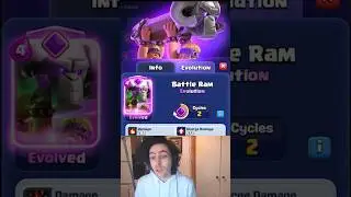 BATTLE RAM EVOLUTION IN CLASH ROYALE! 