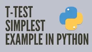 T-Test for Comparing Two Group Means in Python