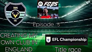 Creating my own club in England 
