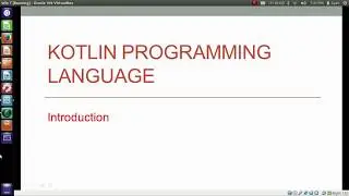 Introduction to Kotlin Programming Language