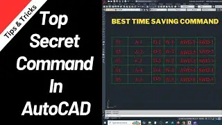 Top Secret Commands  In AutoCAD | Increment Copy In AutoCAD | KDS