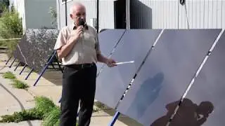 Электростанция для дома на солнечных батареях.