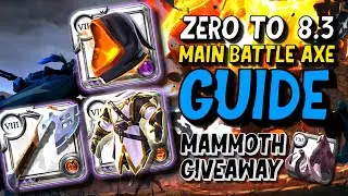 Zero To 8.3 Battleaxe Meta Counter | Albion Online | Guide | Mammoth Giveaway