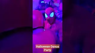 #Halloween Dance Party! Spiderman sighting lol