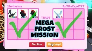I GOT A MEGA FROST!😱 SUCCESSFUL TRADES! Adopt Me!