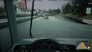 Fernbus Simulator PS5 Houses on the motorway