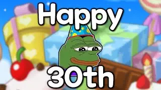 My stream surprised me for my 30th birthday...