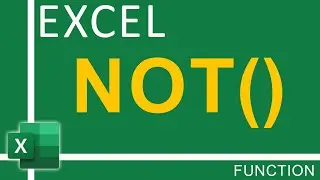 How To Use Excel Not Function Tutorial - Excel Tutorial for Everyone
