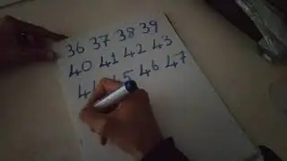ASMR - SAYI SAYMA, YAZMA, KAĞIT KESME (SAKIZLI)