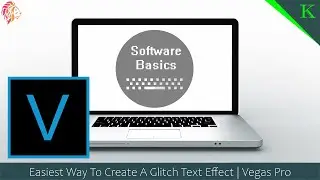 Easiest Way To Create A Glitch Text Effect | Vegas Pro