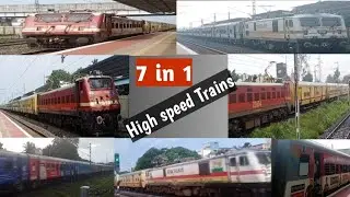 High speed Train compilation | Indian Railways | Today's Encyclo | Railfanning