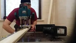 врезка скрытых петель с одной Фрезер Makita RP2300FC без кромочных