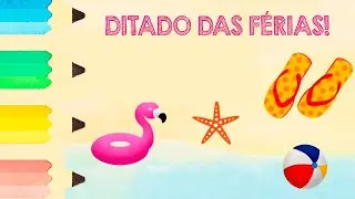 Ditado das Férias. #artemundodesenho