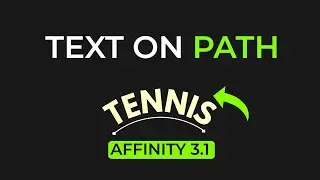 Stop Struggling with Curved Text! Affinity by Canva Masterclass