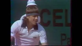 Henri Leconte vs Bjorn Borg 1/8 Monte Carlo 1983 1er set 