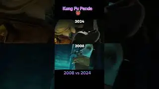 Kung Fu Panda 👹 2008 vs 2024 #kungfupanda #anime #nimona #edit #short