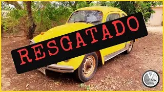 VW FUSCA AMARELO 1973 RESGATADO E PRONTO PARA VOLTAR À VIDA!