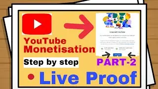Channel Monetization Part-2 Live Proof 1000 Subscribers/4000 Public Watch hours Completed Apply Now