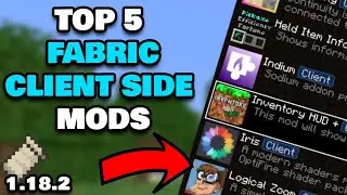 Minecraft Java 1.18.2 Top 5 Best Fabric Client Side Mods Fabric 1.18.2 Java