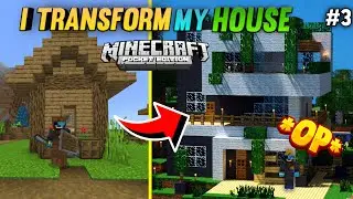 I MADE LUXURIOUS HOUSE IN MINECRAFT PE 🔥|| #part3 ||#minecraftpeinhindi