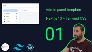 Build admin panel template from scratch | Next js And Tailwind CSS Episode 01