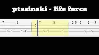 ptasinski - life force  (Easy Ukulele Tabs Tutorial)
