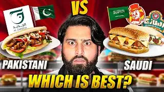 🇸🇦Saudi AL-BAIK Sandwich vs 🇵🇰Pakistani Sandwich - Challenge vlog