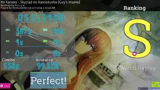Osu! Skyclad Kansokusha [Guy's Insane] Full Combo 99%