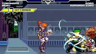 Takamaru & Neku vs Sora & Zoro