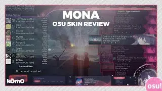 [COMMISSION] Osu!Skin Preview: MONA from GENSHIN IMPACT