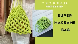 Tutorial: MOST STYLISH MACRAME BAG