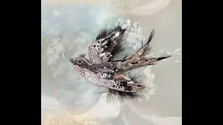 ЭФФЕКТНАЯ брошь Ласточка (Swallow brooch)