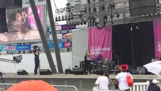 Liron menahem singing One Moment in time by Whitney Houston at singfest