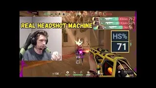 PRX SOMETHING ONLY CLICKING HEAD GETS 70% HEADSHOT RATE | VALORANT