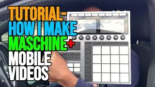 How I make Maschine Beat Making videos IN THE CAR ! (2021 MUST SEE)