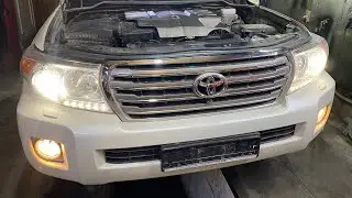 Land cruiser 200 Замена натяжителя Обводного ремня. Замена ролика. Убираем утренний шум под капотом