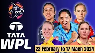 WPL 2024 | WPL 2024 Confirm Schedule | Women's Premier League | Meg Lanning Delhi Capitals