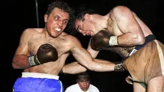 SLUGFEST! Jake LaMotta vs Marcel Cerdan (16.6.1949) - Fight Highlights Colorized