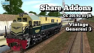 SHARE Addons CC 201 Vintage Generasi 3 ( CC 201 92 01 JR ) | Trainz Simulator Android