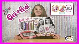 Making shirts, jewelry and more with Gel-a-Peel Fashion Station!