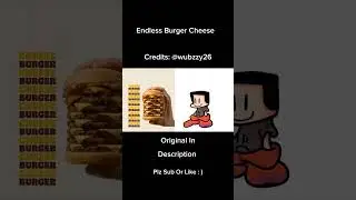 Endless Burger cheese (cred: @wubzzy26) #shorts #short #memes #meme