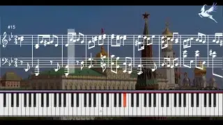 Smuglianka - Смуглянка || Piano (music score and keyboard tutorial) (Смуглянка на пианино, НОТЫ)