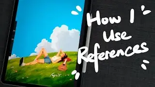 Art Log | About USING REFERENCES | Drawing Grass | Tiramisu | Eibsee