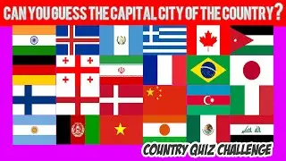 Guess The Capital City of The Country |Part 1 | Country Quiz | MrQuiz